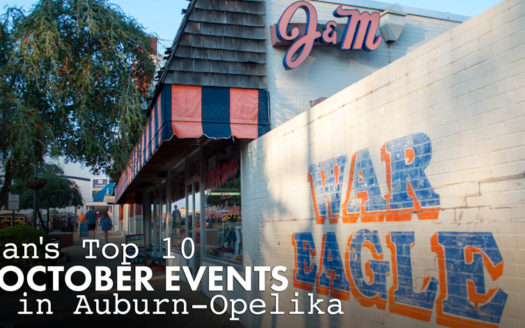 Ryan's Top 10 October Events in Auburn Opelika