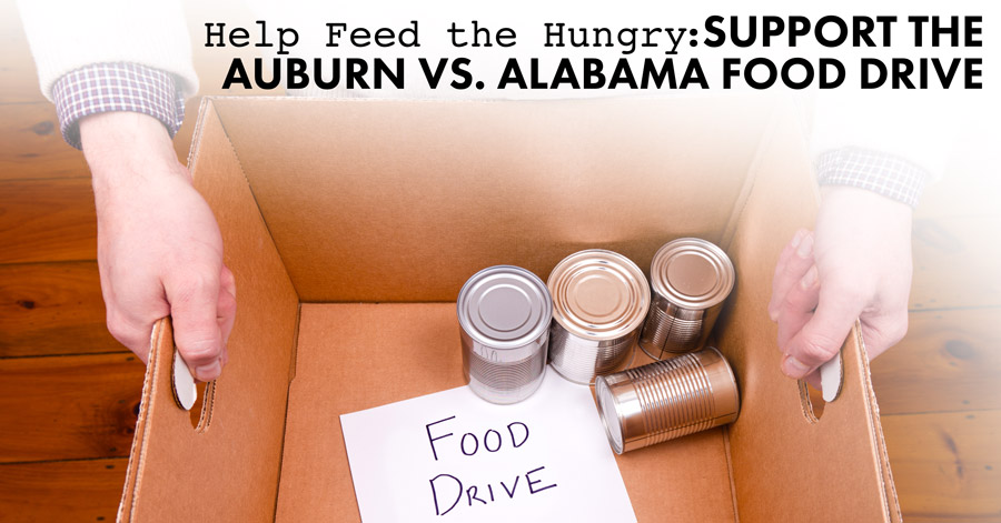 Support the Auburn vs Alabama Food Drive