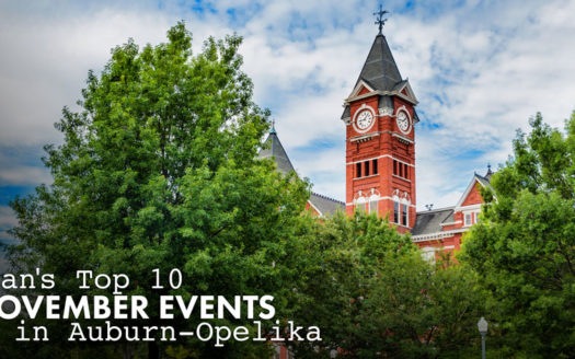 Ryan's Top 10 November Events in Auburn Opelika