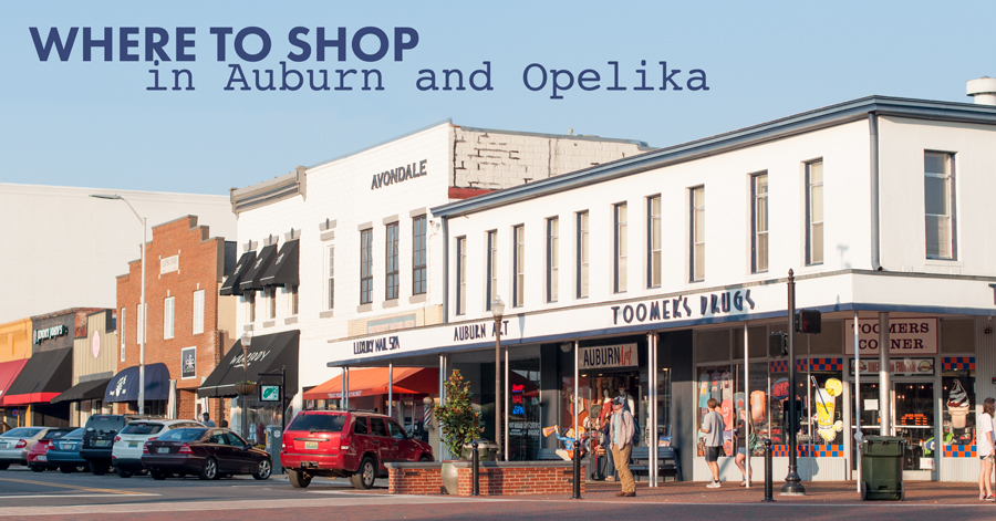 Where to Shop in Auburn Opelika