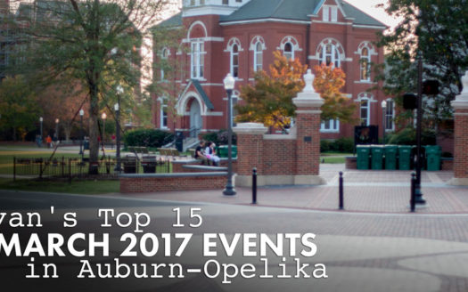 March 2017 Events in Auburn and Opelika