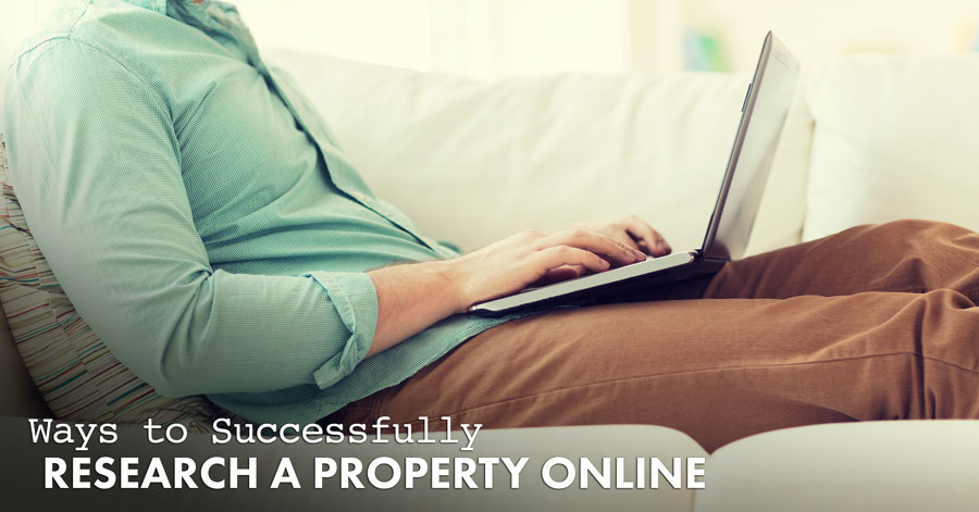 research a property online