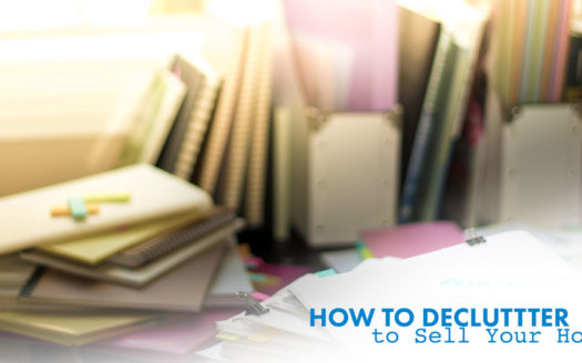 declutter to sell your house