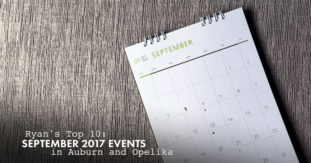 September 2017 events in Auburn and Opelika