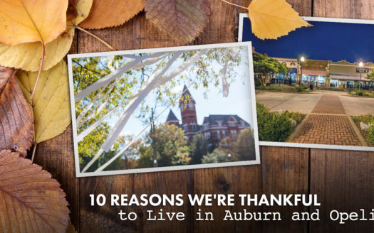 thankful to live in Auburn and Opelika