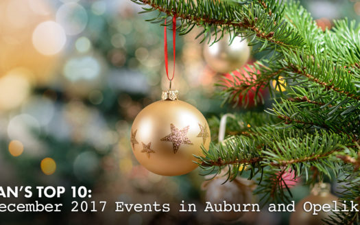 December 2017 events in Auburn and Opelika