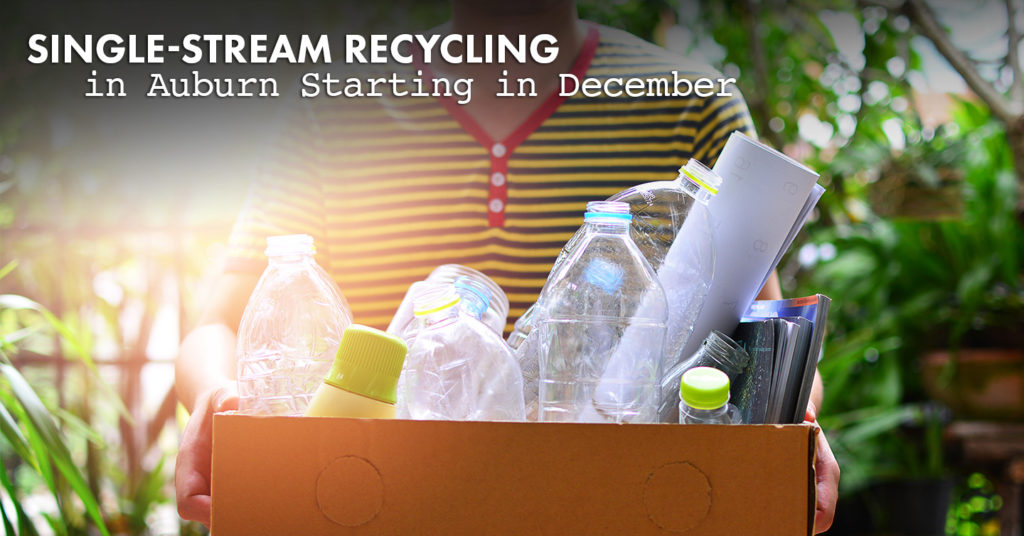 single-stream recycling in Auburn