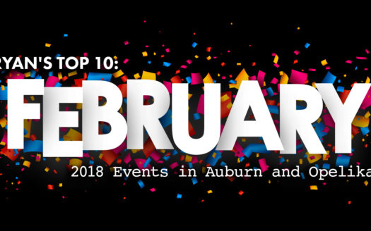 February 2018 events in Auburn and Opelika