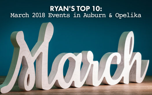 March 2018 events in Auburn and Opelika