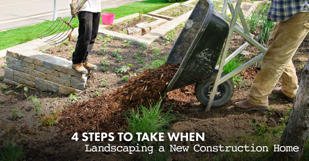 landscaping a new construction home