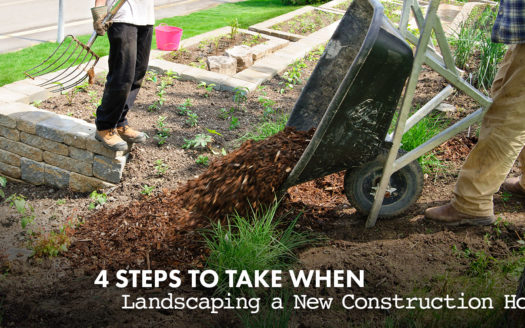 landscaping a new construction home