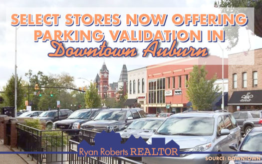 parking validation in downtown Auburn