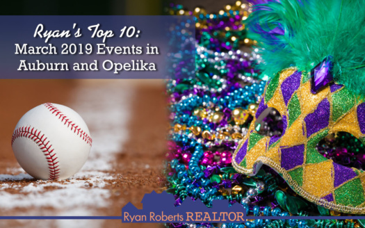 March 2019 events in Auburn and Opelika