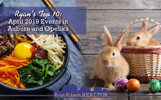 April 2019 events in Auburn and Opelika