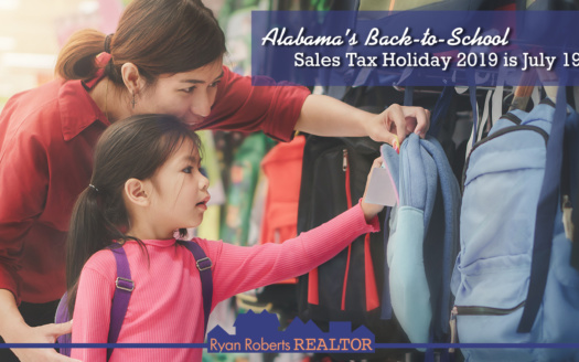 Alabama’s Back-to-School Sales Tax Holiday 2019