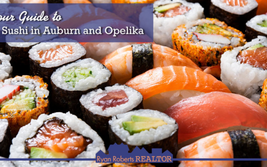 guide to sushi in Auburn and Opelika