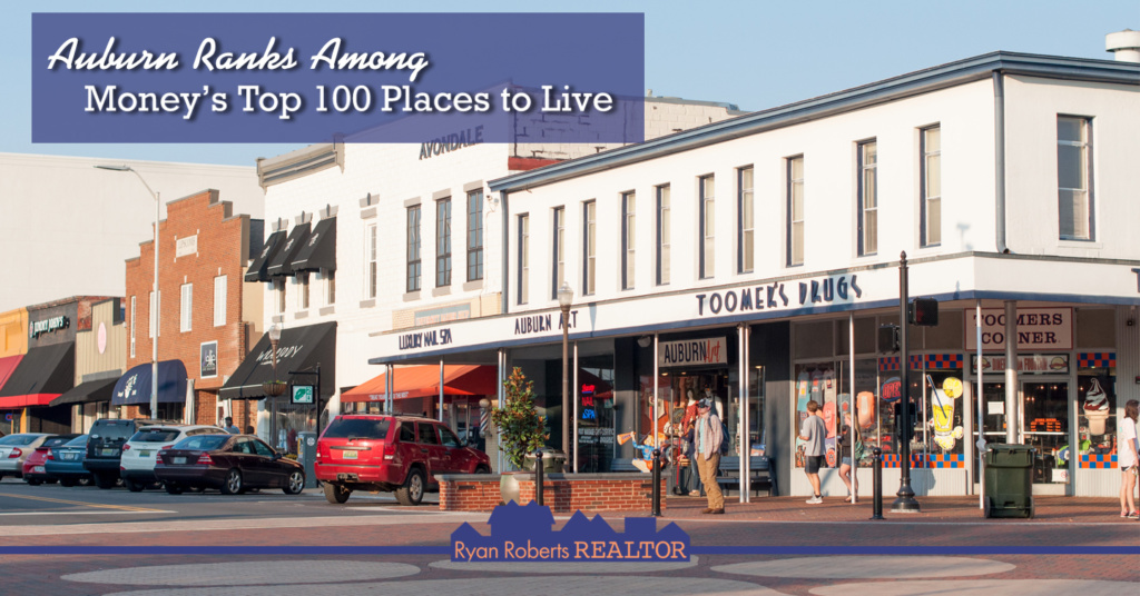 Auburn ranks among Money’s Top 100 Places to Live