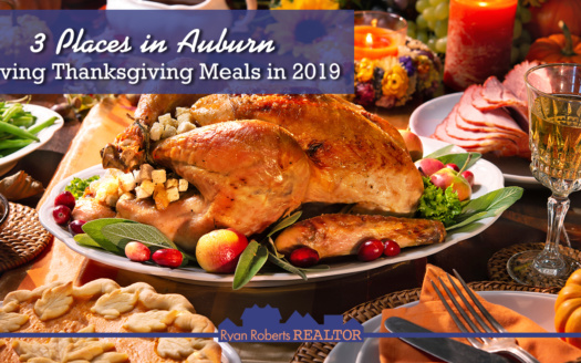 places in Auburn serving Thanksgiving meals in 2019