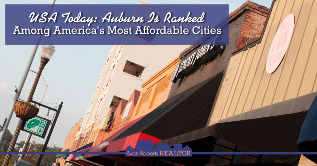 Auburn is ranked among America's most affordable cities