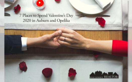 Places to Spend Valentine’s Day 2020 in Auburn and Opelika