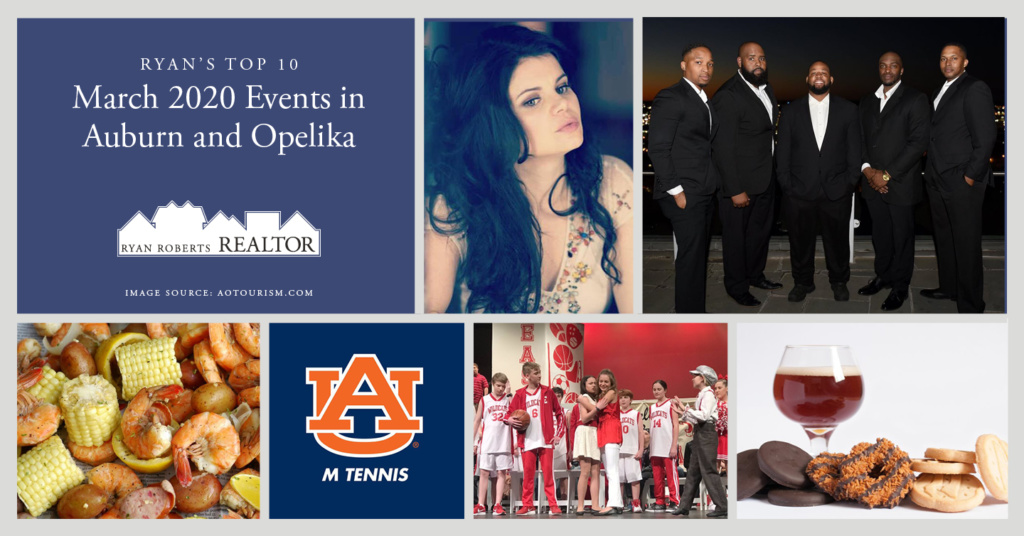 March 2020 Events in Auburn and Opelika