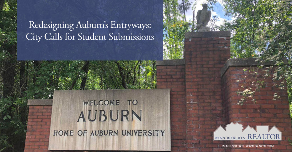 redesigning Auburn's entryway