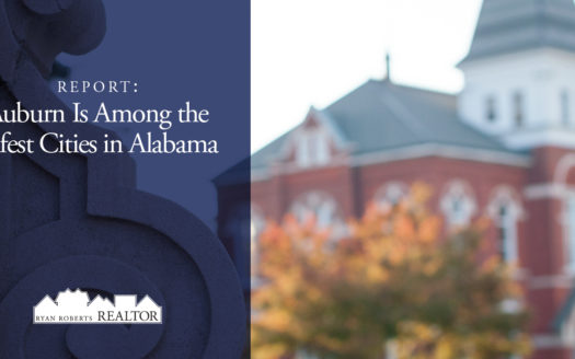 Auburn is among the safest cities in Alabama