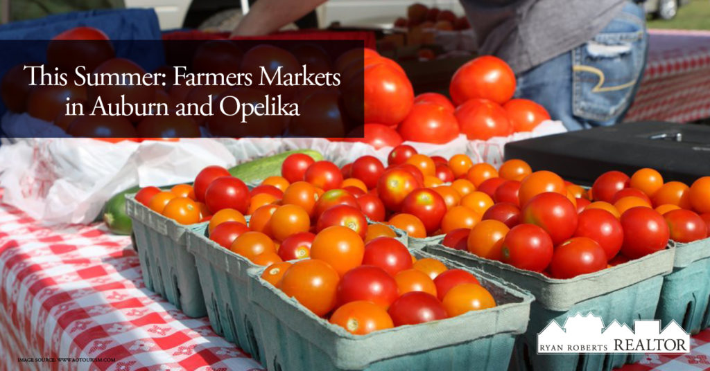 Farmers Markets in Auburn and Opelika