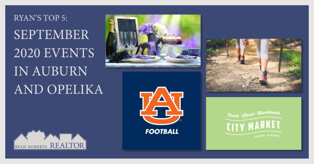 September 2020 Events in Auburn and Opelika