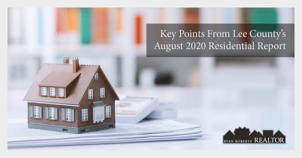 Key points from Lee County's August residential report