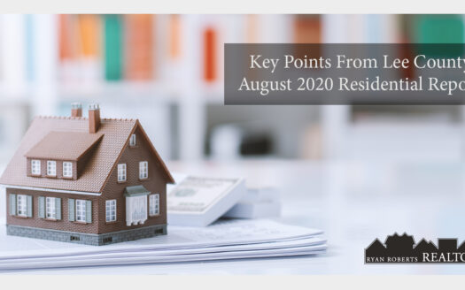 Key points from Lee County's August residential report