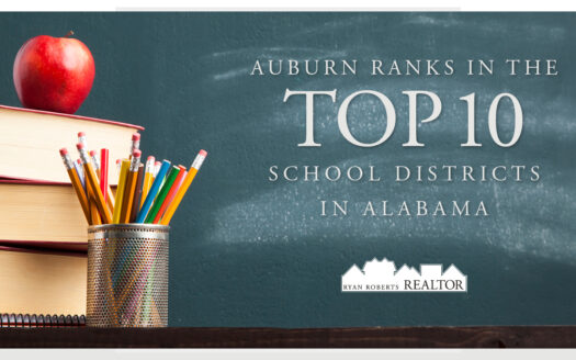 Auburn ranks in the Top 10 School Districts in Alabama