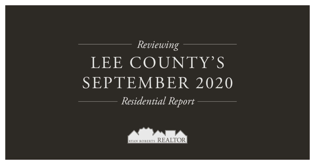 Lee County's September 2020 Residential Report