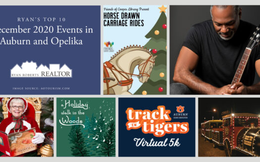 December 2020 Events in Auburn and Opelika