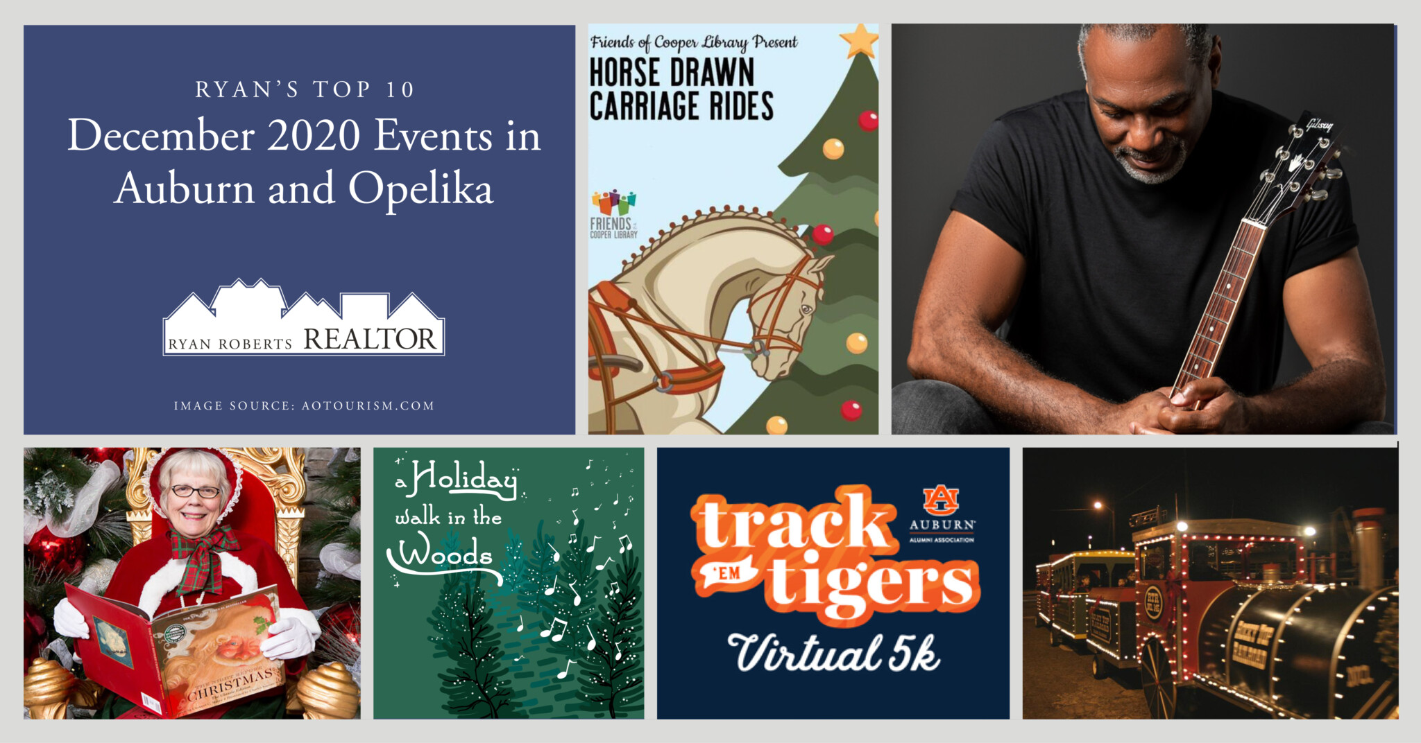 Ryan's Top 10 December 2020 Events in Auburn and Opelika Ryan