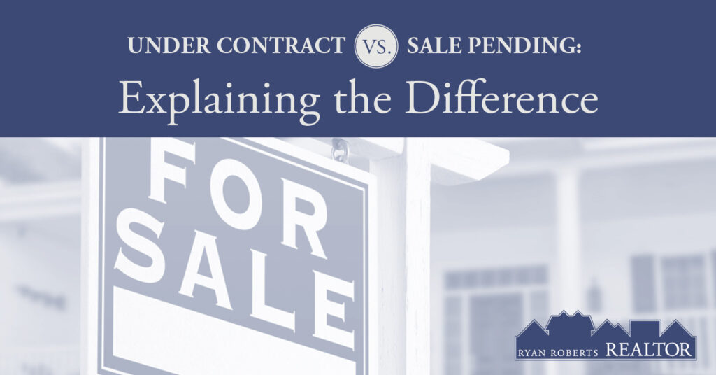 under contract vs. sale pending