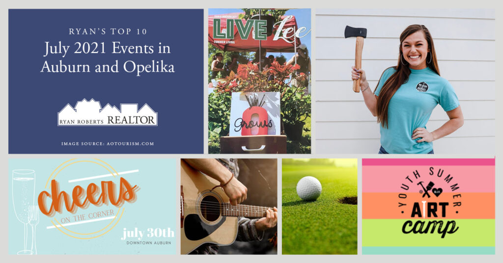 July 2021 Events in Auburn and Opelika