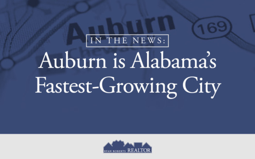 Auburn is Alabama's fastest-growing city