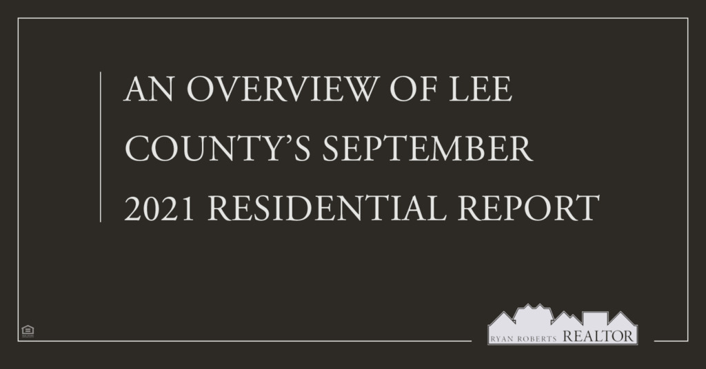 Lee County's September 2021 Residential Report