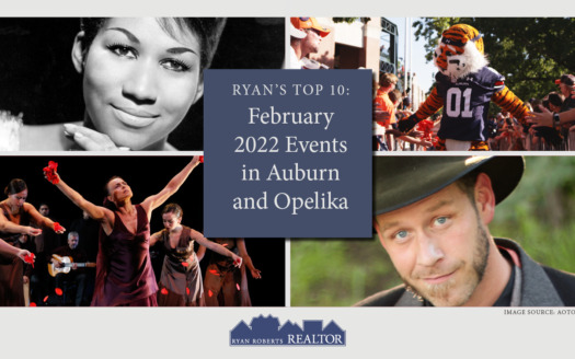 February 2022 events in Auburn and Opelika