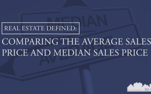 comparing the average sales price and median sales price