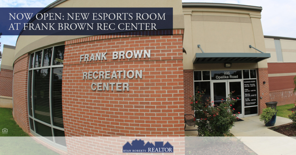 new eSports Room at Frank Brown Rec Center