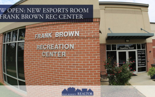 new eSports Room at Frank Brown Rec Center