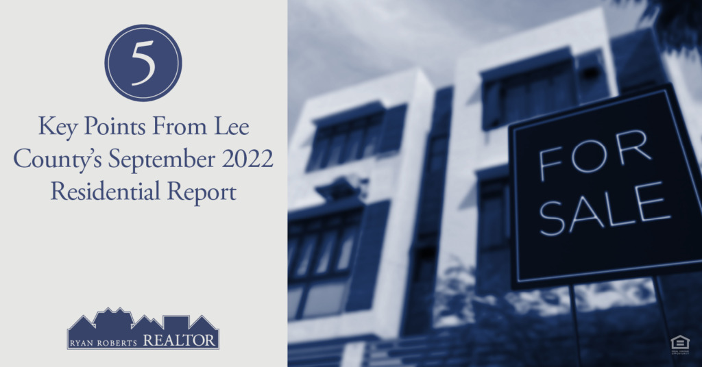 Lee County's September 2022 Residential Report