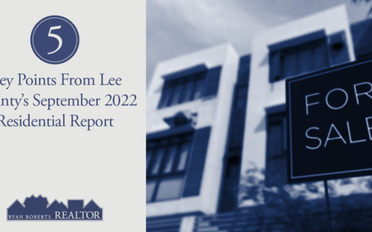 Lee County's September 2022 Residential Report