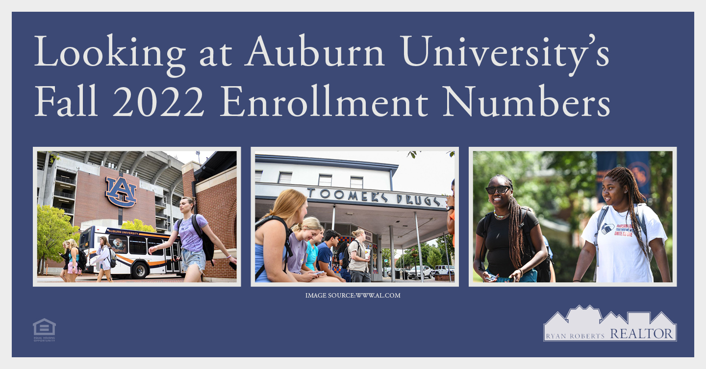 Looking at Auburn University's Fall 2022 Enrollment Numbers