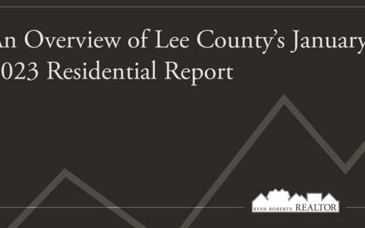 an overview of Lee County's January 2023 Residential Report