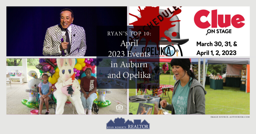 April 2023 events in Auburn and Opelika