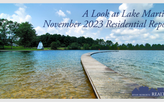 Lake Martin's November 2023 Residential Report