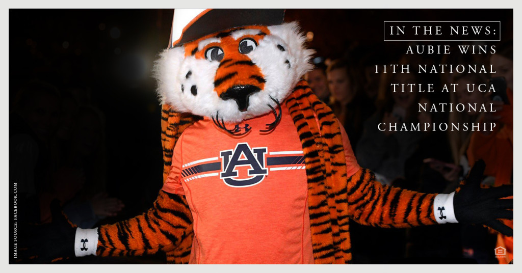 Aubie wins 11th national title at UCA National Championship